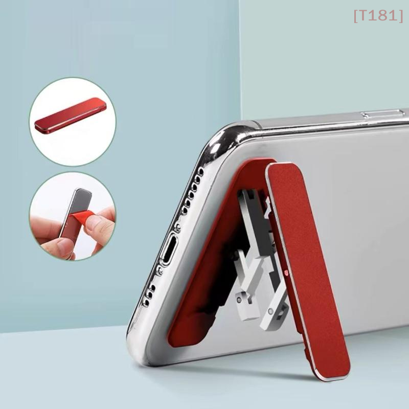 Phone Stand Aluminum - 1/3 ชิ้น ขาตั้งโทรศัพท์มือถือแบบพับได้ขนาดเล็ก วัสดุอลูมิเนียมอัลลอยด์ ขาตั้งตั้งโต๊ะ ปรับมุมได้สำหรับโทรศัพท์มือถือ