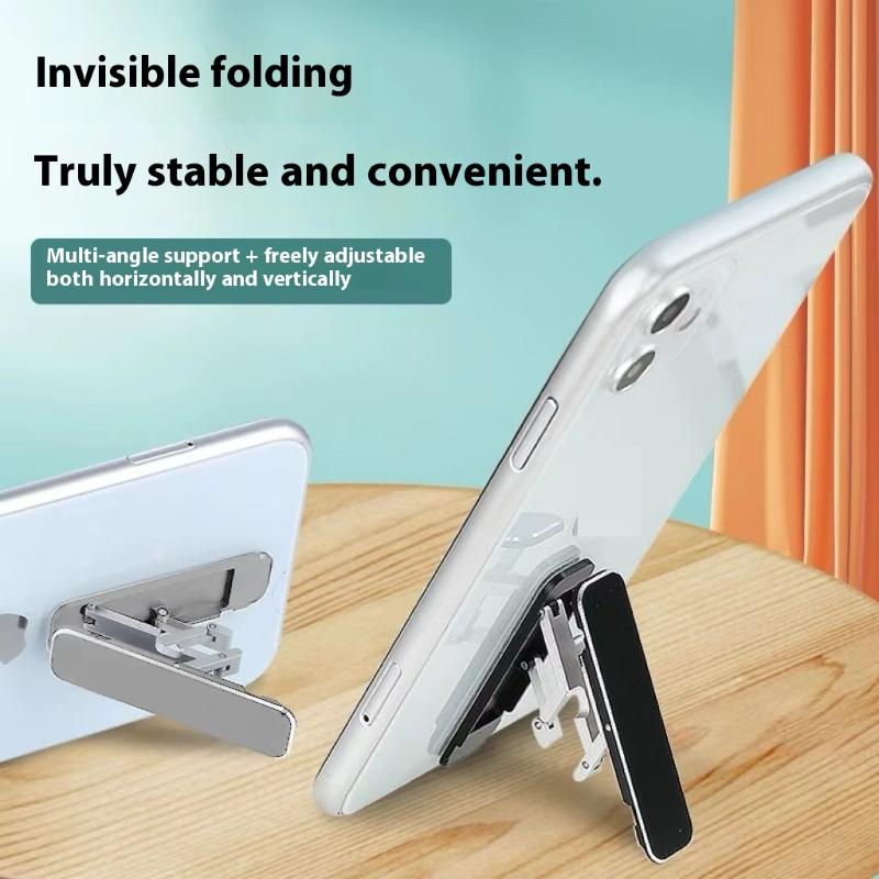 Phone Stand Aluminum - 1/3PCS ขาตั้งโทรศัพท์มือถือแบบพับได้ขนาดเล็ก วัสดุอะลูมิเนียมอัลลอยด์ ปรับมุมได้ สำหรับโทรศัพท์มือถือ