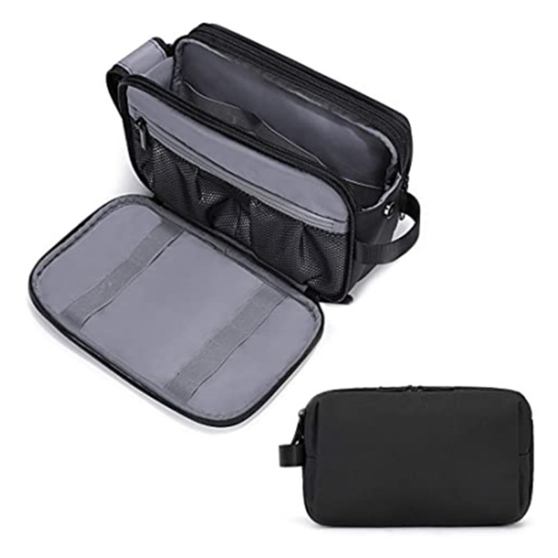 Tech Accessories Travel Case - กระเป๋าจัดเก็บอุปกรณ์อิเล็กทรอนิกส์กันน้ำ ทนทาน มีหลายช่อง สำหรับสายเคเบิล ที่ชาร์จ และอุปกรณ์เสริมเทคโนโลยี