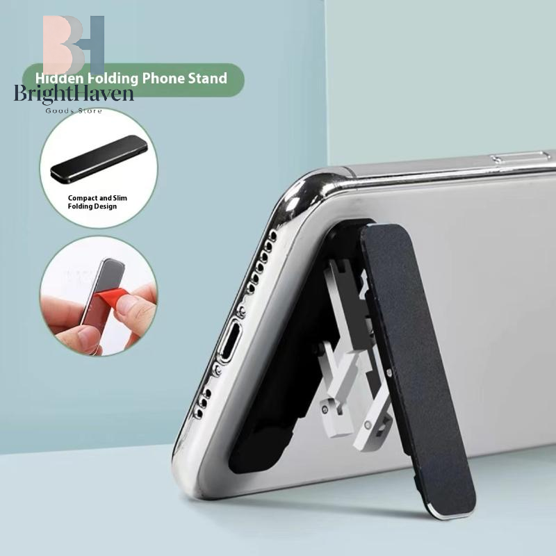 Phone Stand Aluminum - 1/3 ชิ้น ขาตั้งโทรศัพท์มือถือแบบพับได้ขนาดเล็ก วัสดุอะลูมิเนียมอัลลอยด์ ปรับมุมได้ สำหรับโทรศัพท์มือถือ