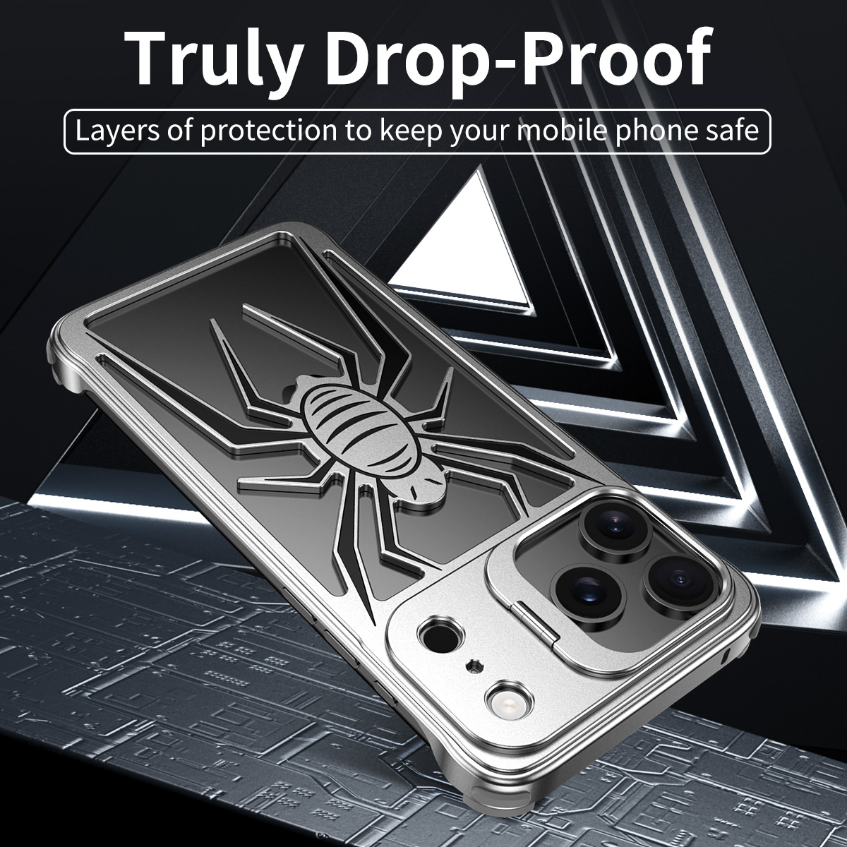 เคสโทรศัพท์โลหะหรูหราแบบ Spide - Phone Stand Aluminum บทวิจารณ์และราคา