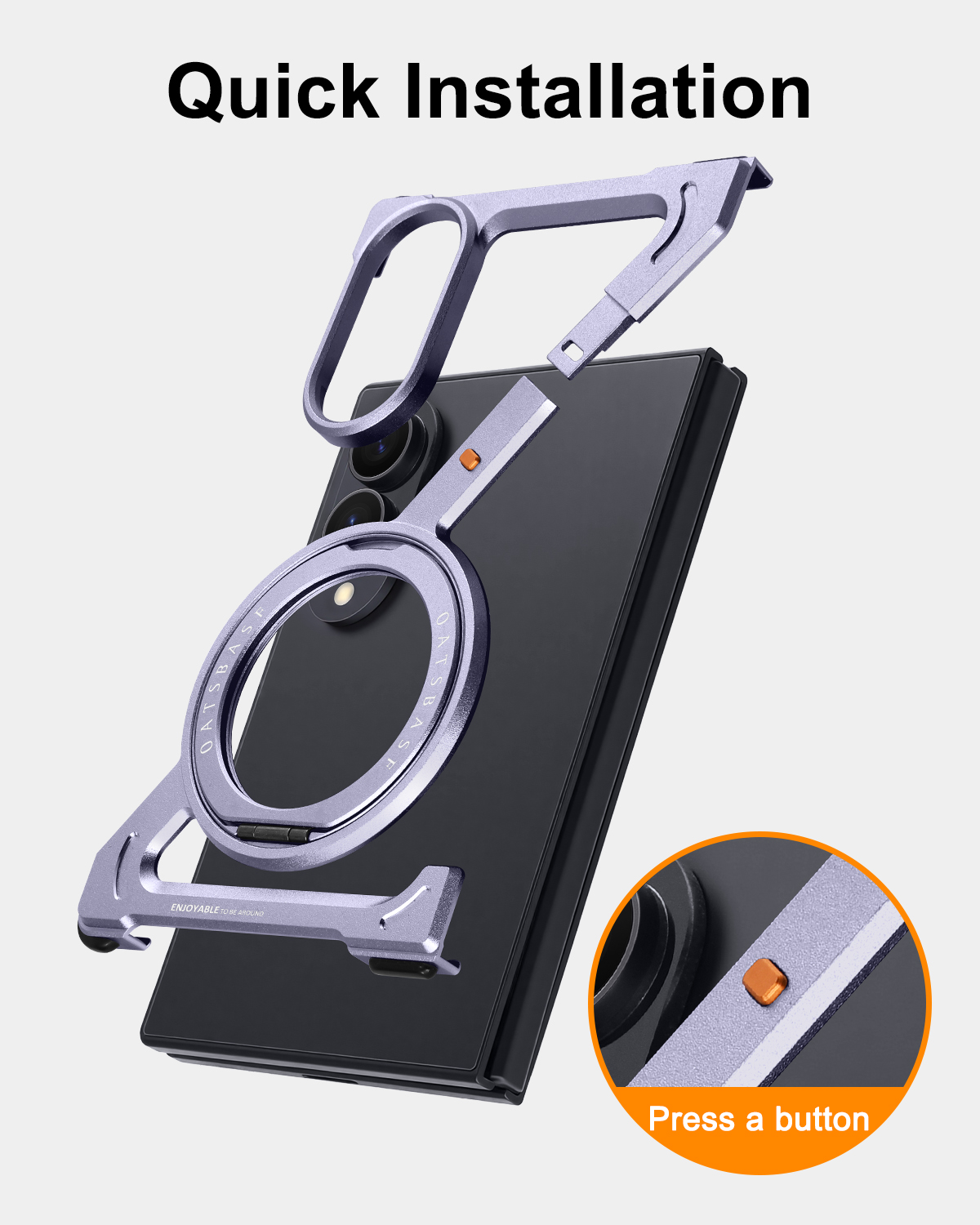 เคสกันกระแทกโลหะพร้อมขาตั้ง 36 - Phone Stand Aluminum บทวิจารณ์และราคา