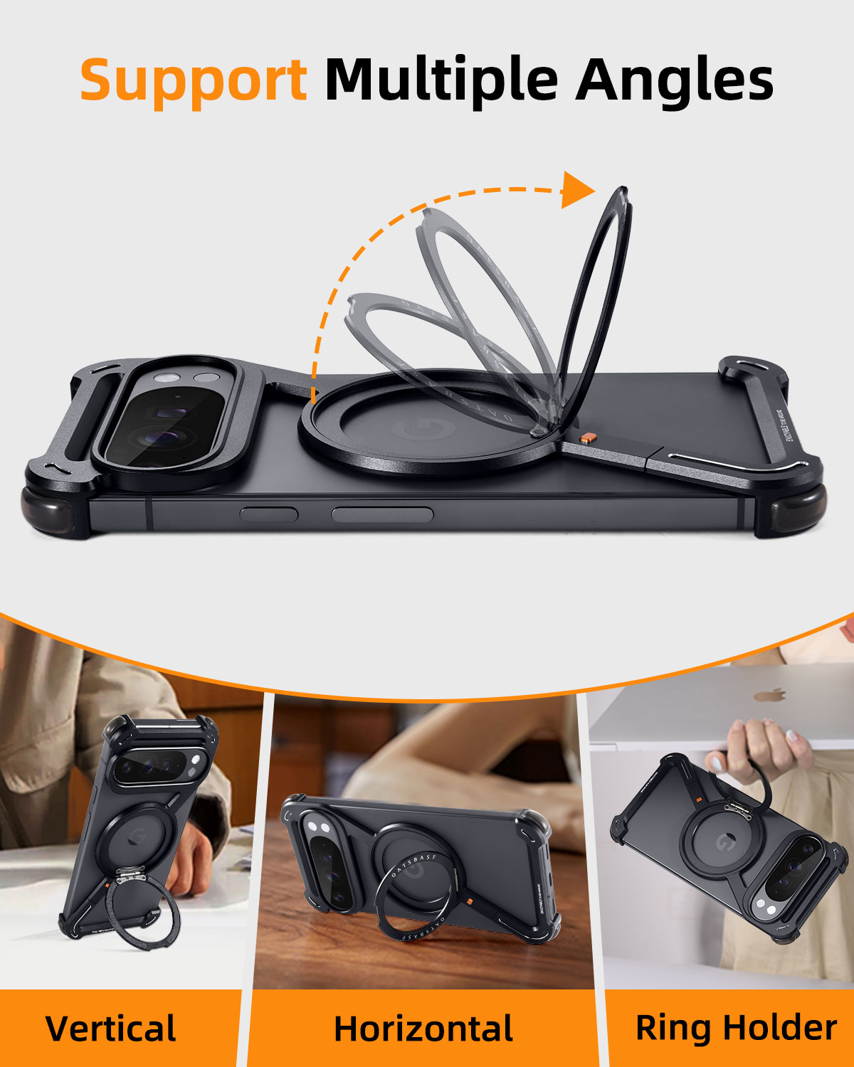 เคสโทรศัพท์โลหะโอ๊ตบาสฟสำหรับก - Phone Stand Aluminum บทวิจารณ์และราคา