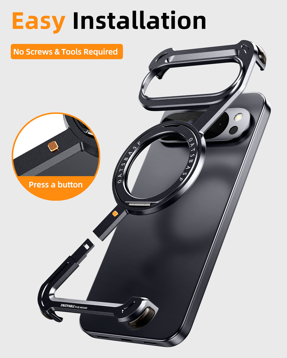 เคสโทรศัพท์โลหะโอ๊ตบาสฟสำหรับก - Phone Stand Aluminum บทวิจารณ์และราคา