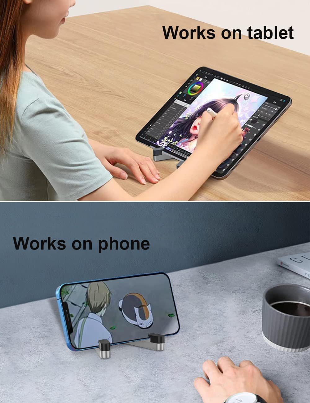 ขาตั้งโทรศัพท์มือถืออะลูมิเนีย - Phone Stand Aluminum บทวิจารณ์และราคา