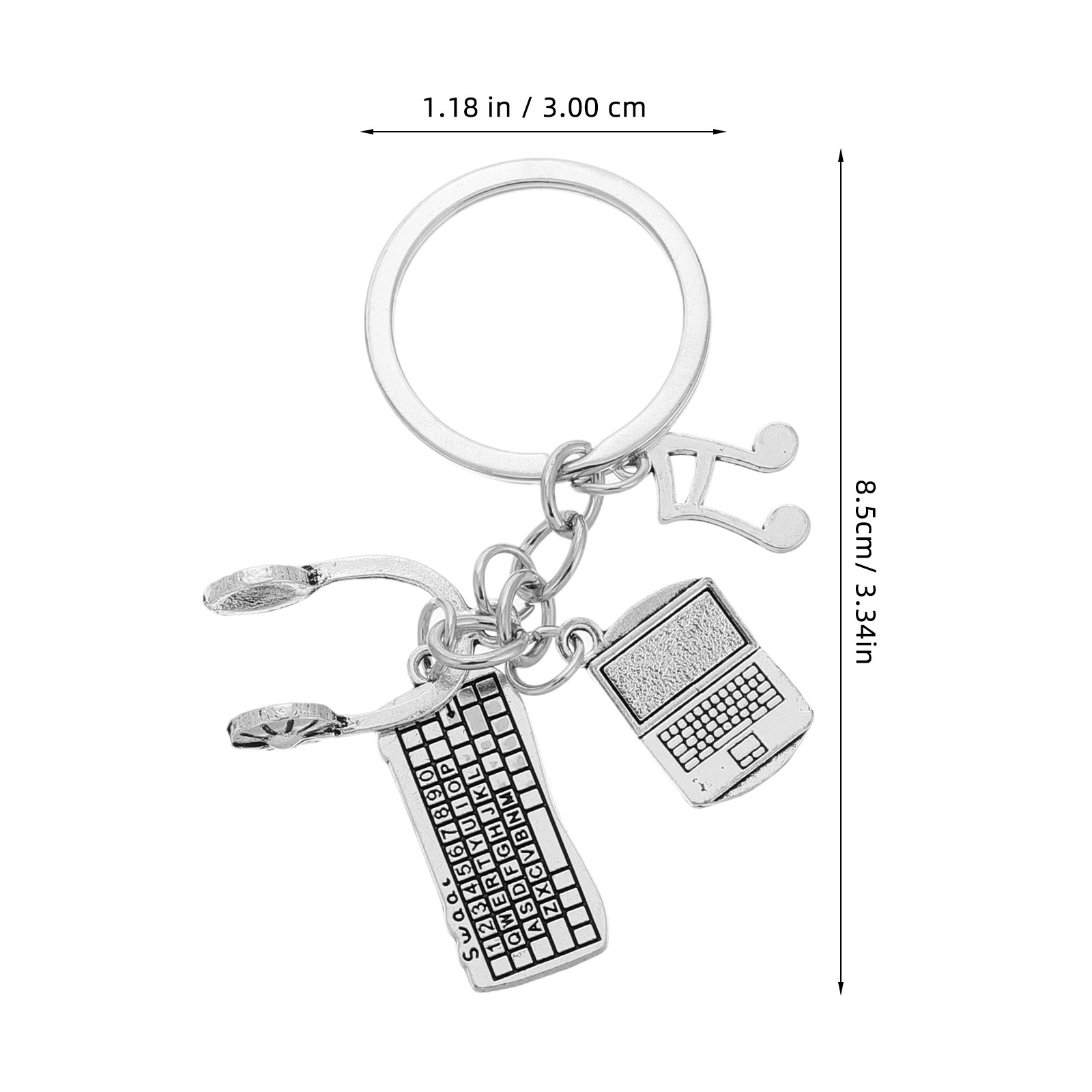 พวงกุญแจวิศวกร คีย์บอร์ดโลหะ เ - Tech Accessories For Students บทวิจารณ์และราคา