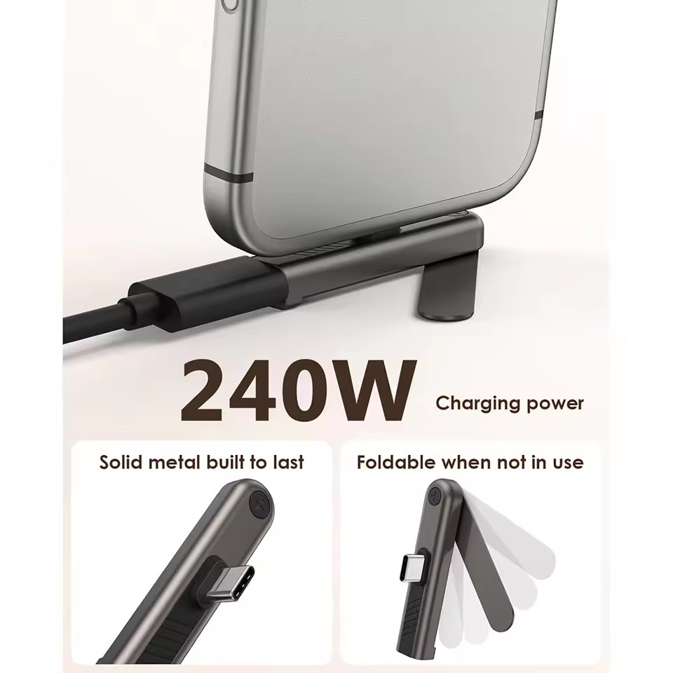 2/1PCS แบบพกพา USB C ถึง 3.5 ม - Phone Stand Aluminum บทวิจารณ์และราคา