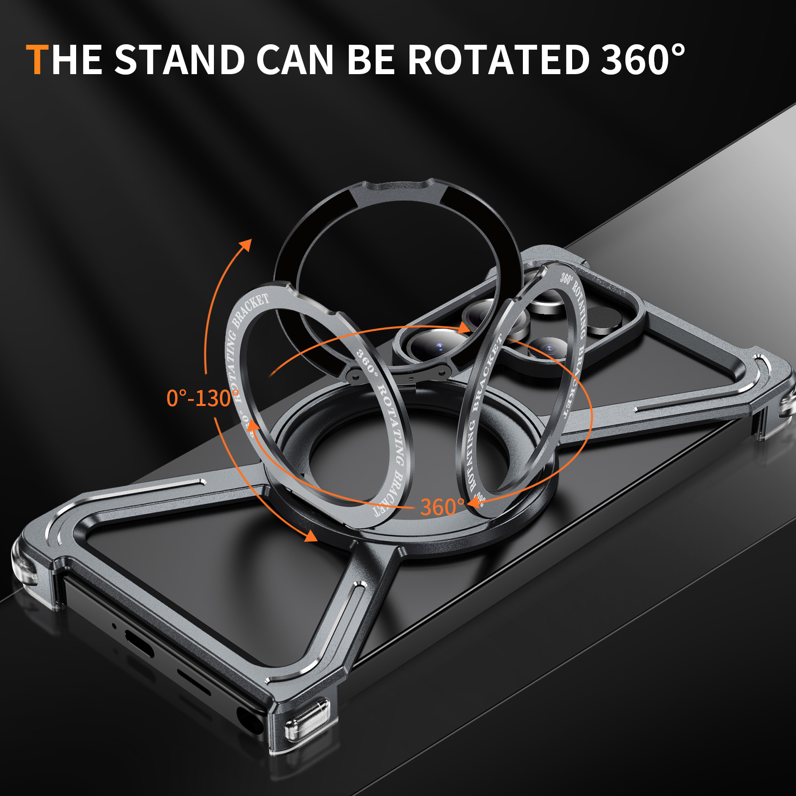 เคสโทรศัพท์แบบแม่เหล็กหมุนได้  - Phone Stand Aluminum บทวิจารณ์และราคา
