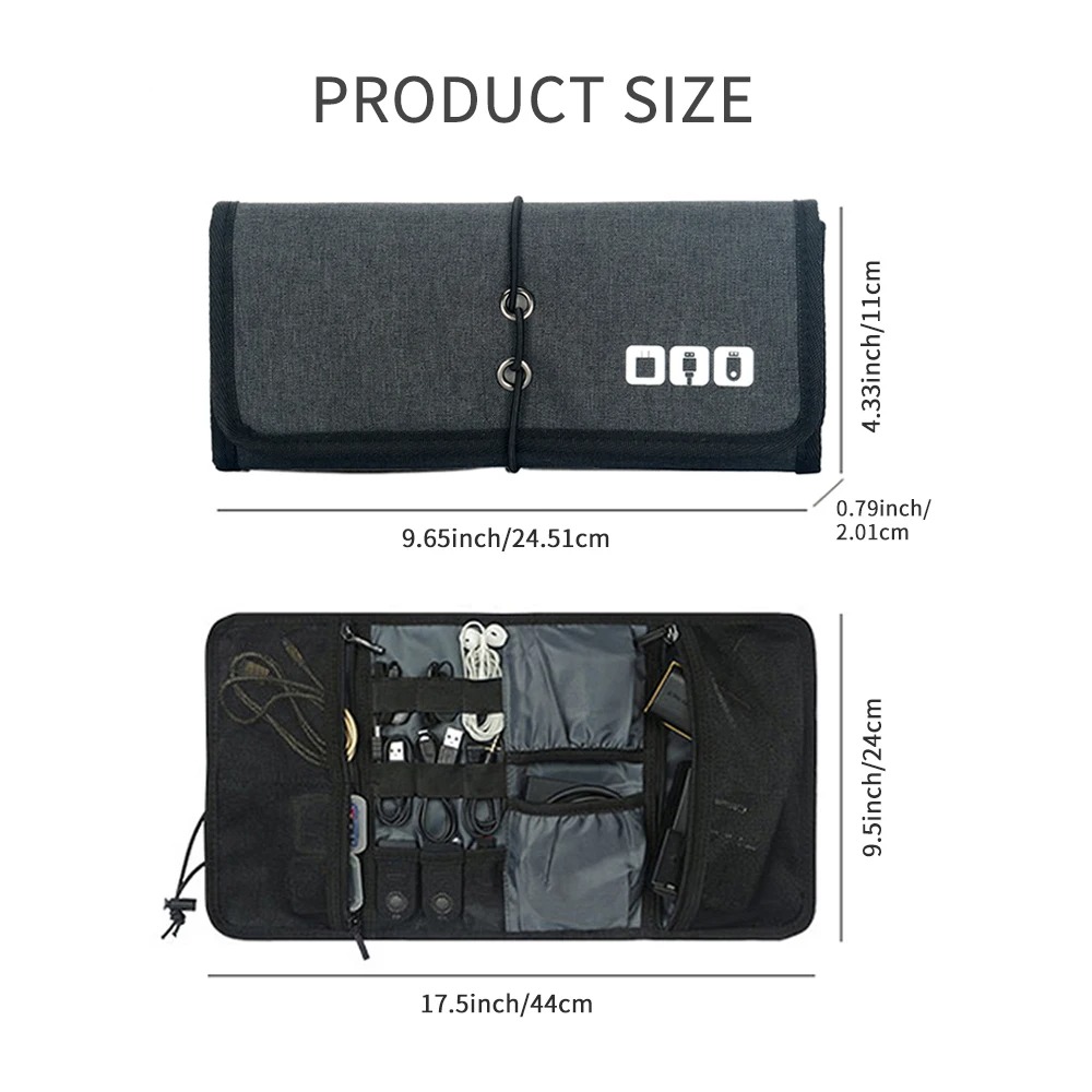 กระเป๋าใส่สายไฟออแกไนเซอร์อิเล - Tech Accessories Travel Case บทวิจารณ์และราคา